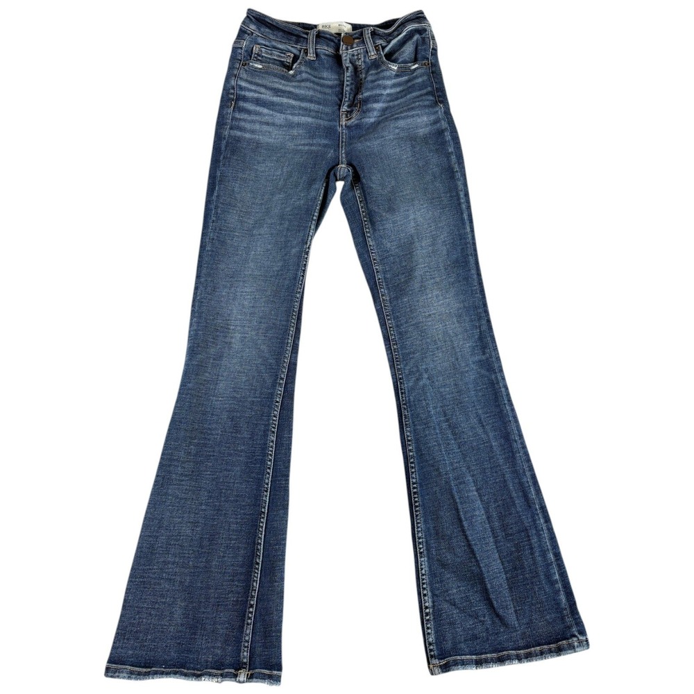 BKE Billie Jeans Womens 26x31.5 Dark Blue Bootcut Slim Stretch Western Premium